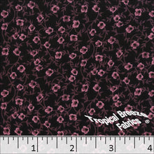 Koshibo Tiny Floral Print Polyester Fabric 048420 rose