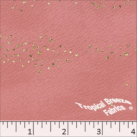 Liverpool Foil Print Fabric 32851 rose
