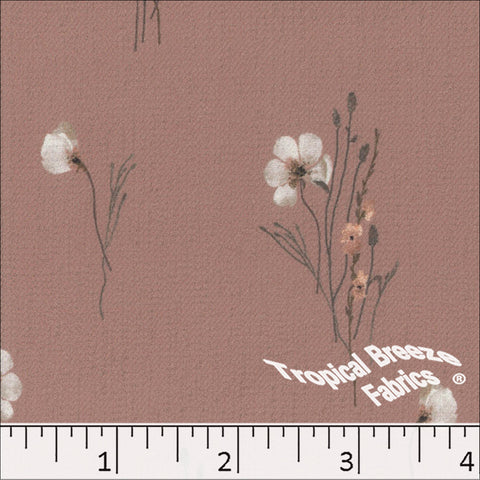 rose, Vintage Weave Polyester Fabric 042613