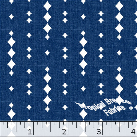 royal, Standard Weave Diamond Poly Cotton Dress Fabric 6281