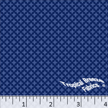 Standard Weave Tiny Print Poly Cotton Fabric 6150 royal