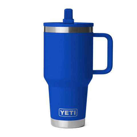 Yeti Rambler 30 oz. Travel Straw Mug in royal blue