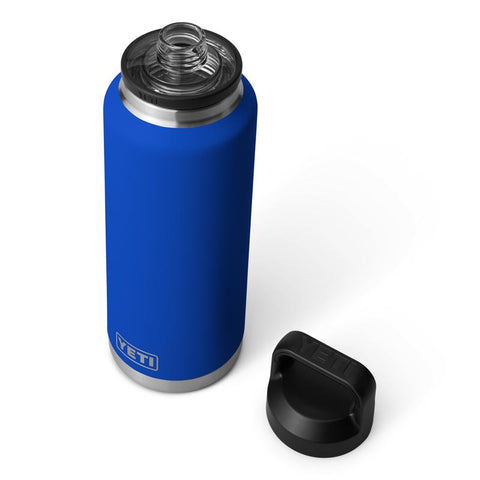 Royal Blue Yeti Rambler 46 oz bottle with chug cap