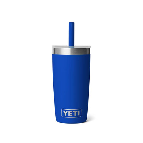 Yeti Rambler Jr. 10 oz. Straw Tumbler in royal blue