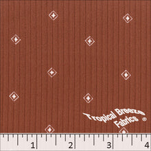 rust, Classic Rib Knit Diamond Print Fabric 578513