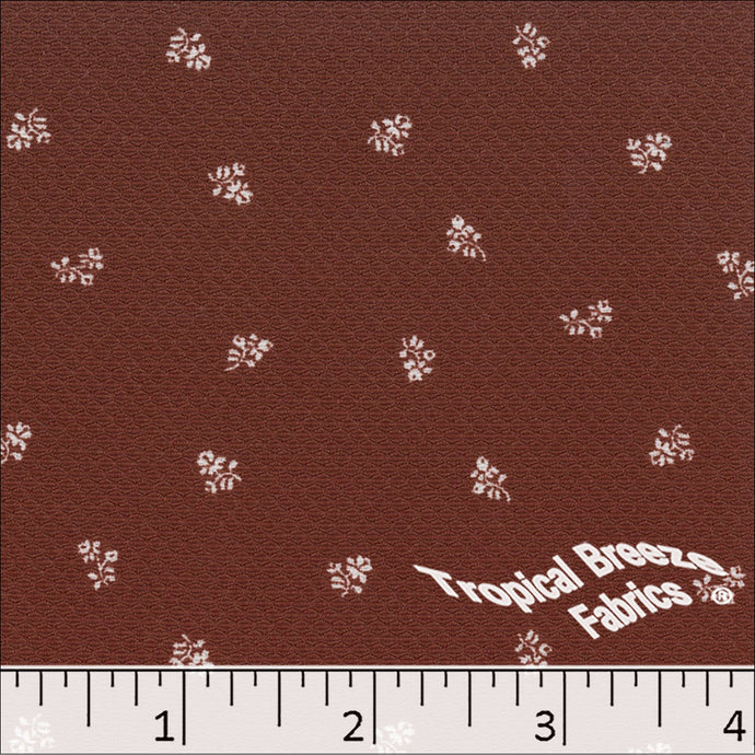 Honeybee Small Print Knit Fabric 32841 rust