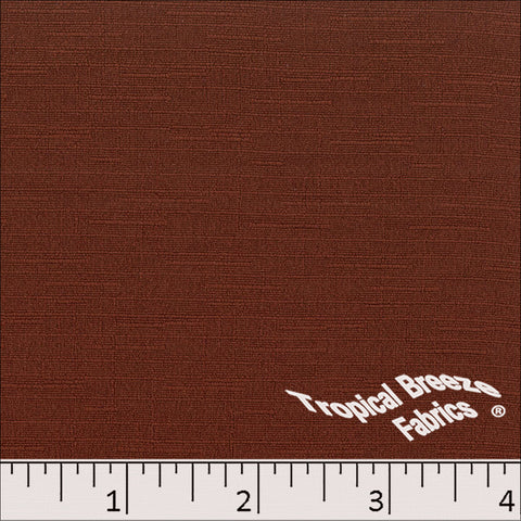 rust, Linen Look Solid Polyester Fabric 072610