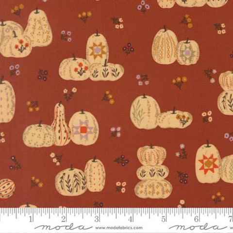 rust, Windfall Collection Pumpkin Patch Cotton Fabric 45653