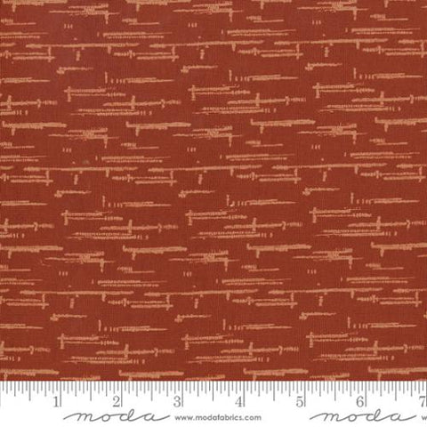 rust, Windfall Collection Textured Stripes Cotton Fabric 45658