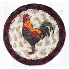Rustic rooster coaster