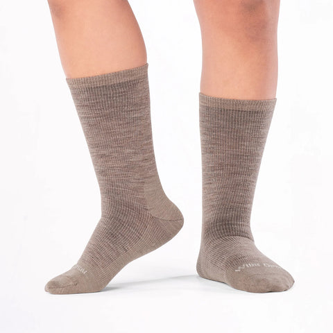 rye, Men's Solid Lightweight Crew Socks 9012