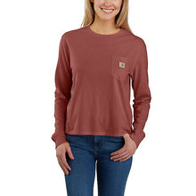 Sable Women's Long-Sleeve Crewneck Pocket T-Shirt 106121-B53