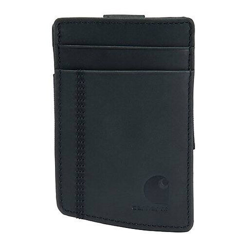 black, Saddle Leather Front Pocket Wallet B0000648