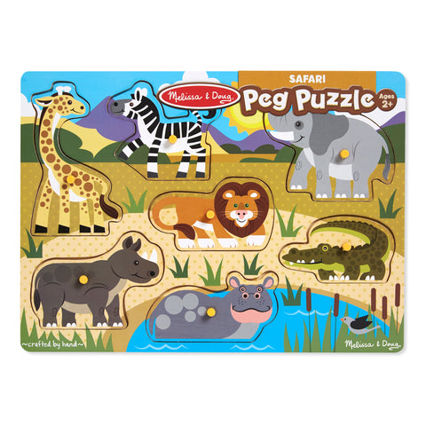 Melissa & Doug peg puzzle