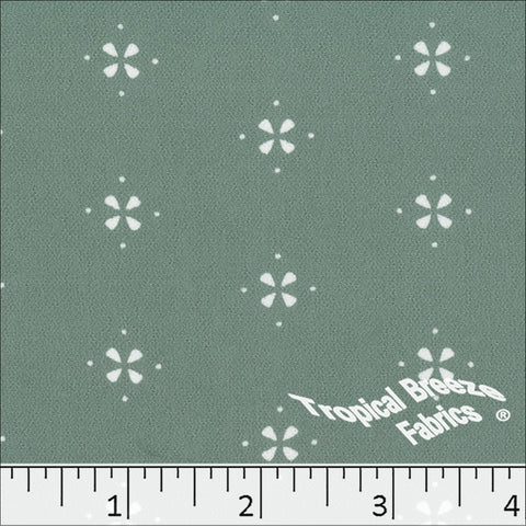 sage, Koshibo Print Polyester Fabric 048615