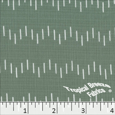 sage, Linen Crepe Print Polyester Fabric 048533