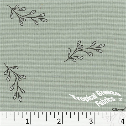 sage, Polyester Print Fabric 045610