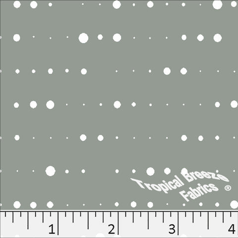 sage, Standard Weave Dotted Poly Cotton Fabric 6282