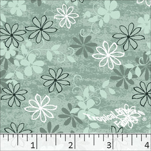 Sage Green, Standard Weave Poly Cotton Dress Fabric 6195