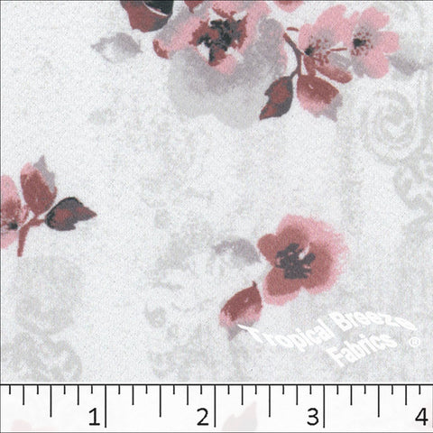 Liverpool Knit Print Dress Fabric 32741 salmon
