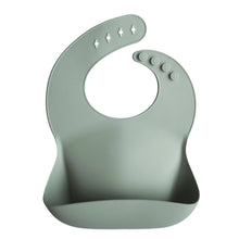 Cambridge Blue Silicone Baby Bibs SB-1001