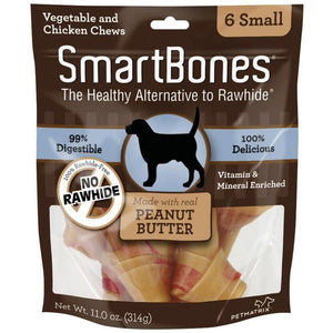 Small 6 Peanut Butter SmartBones SBPB-00214