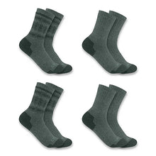 Jade Women's 4-Pack Heavyweight Synthetic-Wool Blend Crew Socks SC5544-WASST02