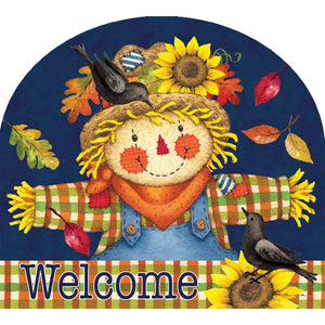 Fall and Winter Arbor Mates scarecrow plaid