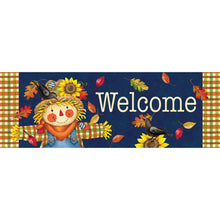 Fall and Winter Signature Signs scarecrow plaid