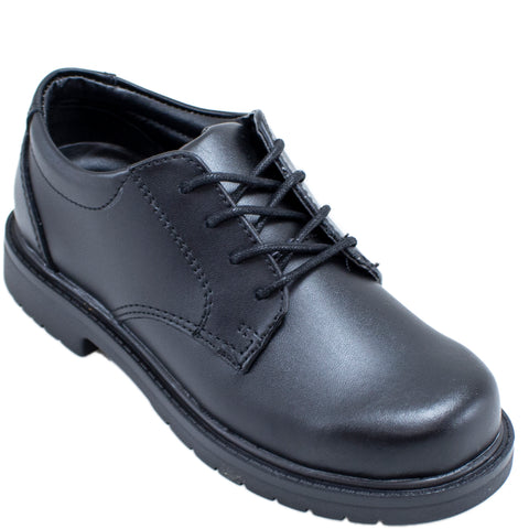 Boys' Scholar Black Leather Dress Shoes