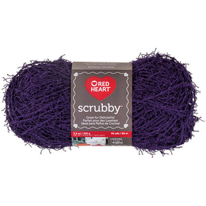 Grape scrubby yarn for dishcloths