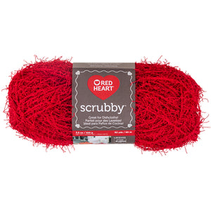 Red Heart Scrubby Yarn - Candy