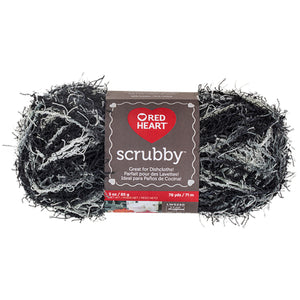 Marble scrubby yarn for dishcloths