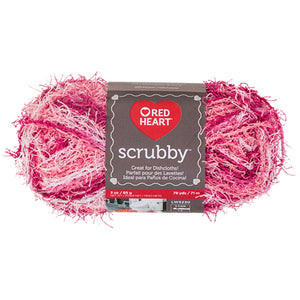 Candy scrubby yarn for dishcloths