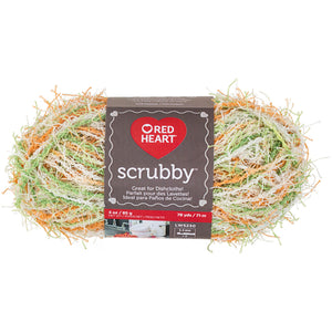 Citrus scrubby yarn for dishcloths