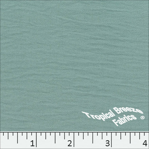 seafoam, Dream Crepe Stretch-Dyed Polyester Fabric 07940