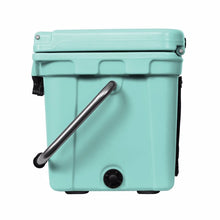 Orca 20 Quart Cooler in seafoam, side view