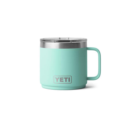 Yeti Rambler 14 oz. Stackable Mug in seafoam