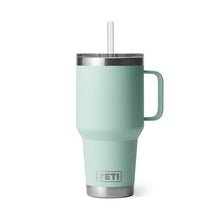 Seafoam Yeti Rambler 35 oz Travel Mug with Handle