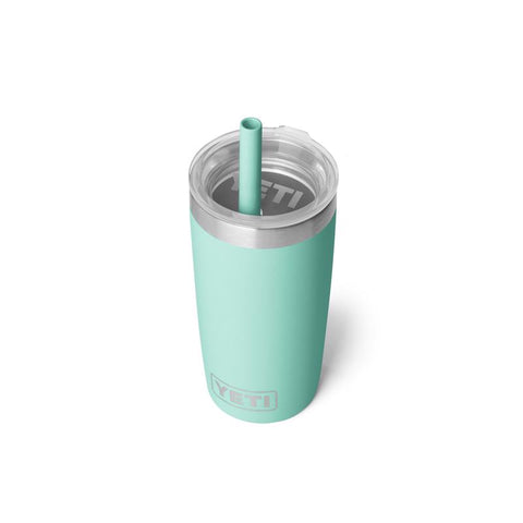 Yeti Rambler Jr. 10 oz. Straw Tumbler in seafoam