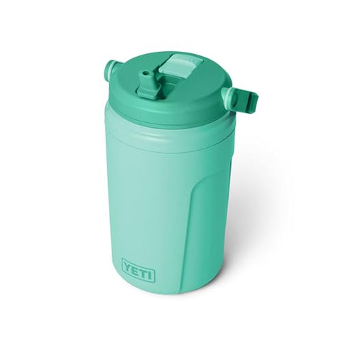 Yeti Silo 40 oz. insulated jug with straw cap in seafoam