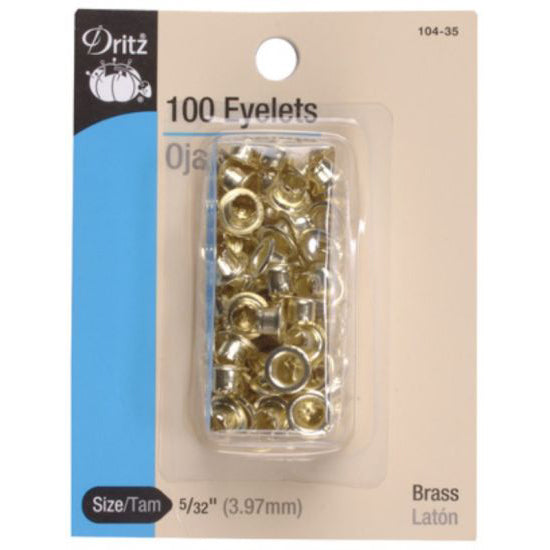 Brass eyelets