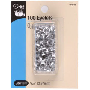Dritz - 660 65 XL Eyelet Kit 7/16 10ct Nickel - 072879104400