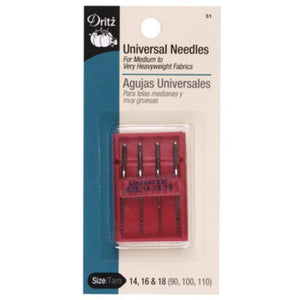 Dritz Universal Machine Needles 51 Assorted Sizes – Good's Store