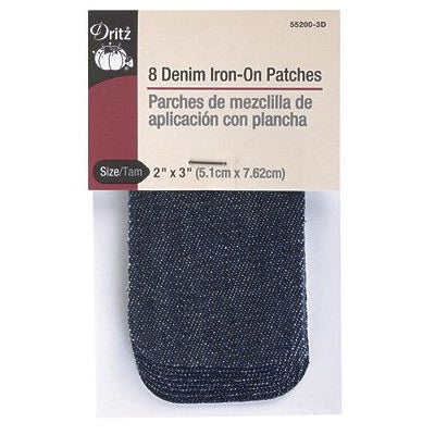 Order dark denim iron-on patches here.