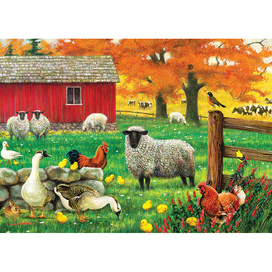Cobble Hill Sheep Farm 35-Piece Tray Puzzle 58908 – Good's Store