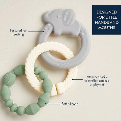 Elephant Itzy Loops Sensory Teether LP8469