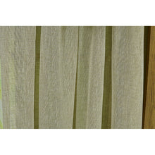 Linen curtain panel