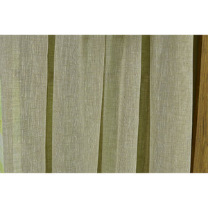 Linen curtain panel