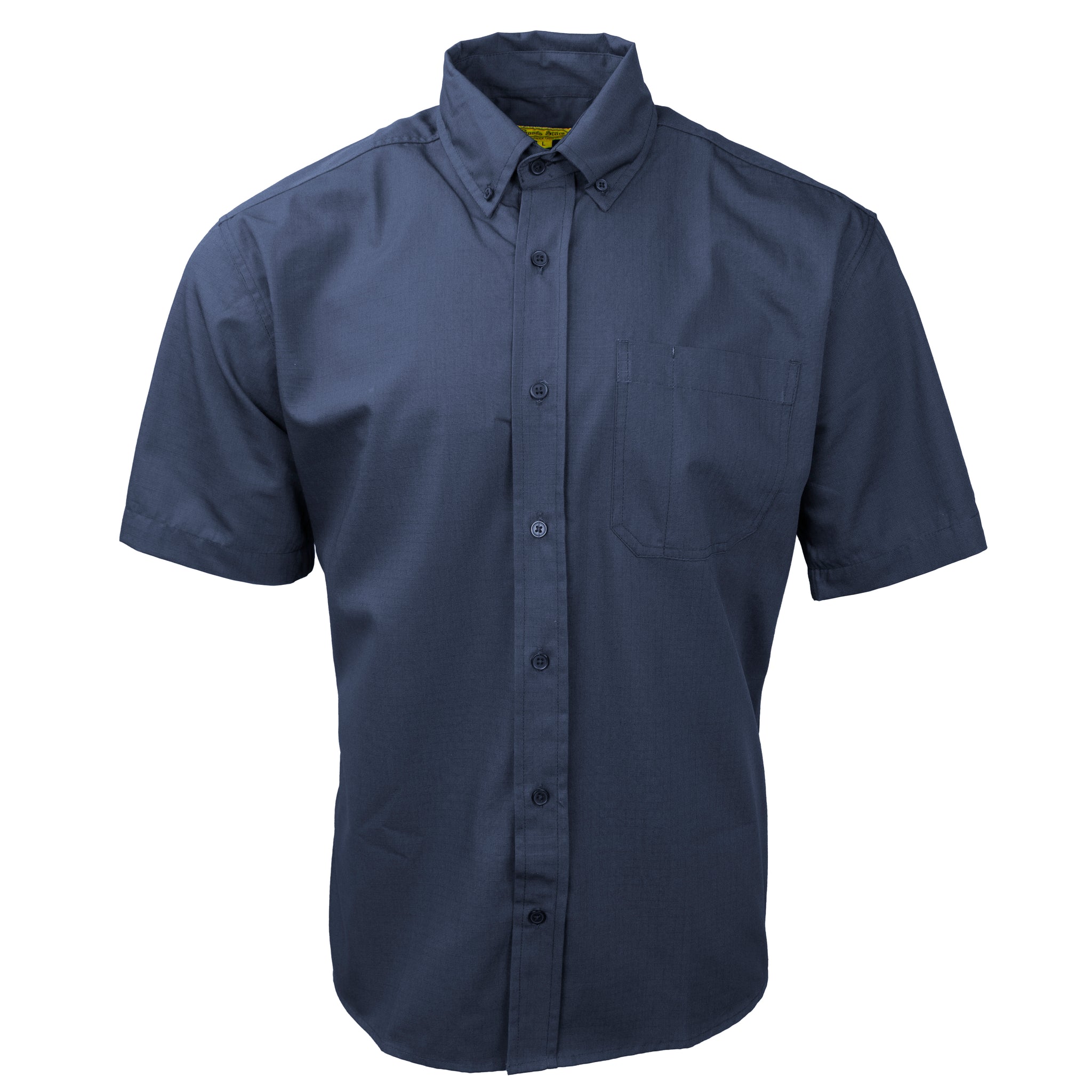 Gibson Men's Solid Short Sleeve Pearl Snap Western Shirt - Country